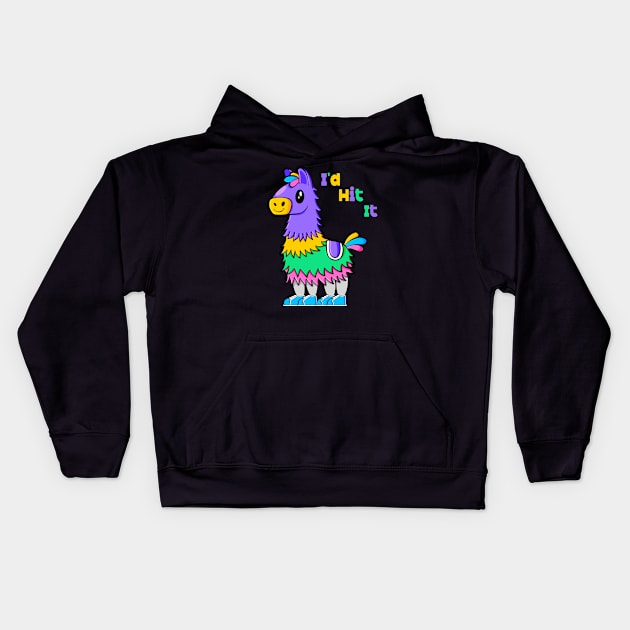 I'd Hit It Kids Hoodie by Art by Nabes